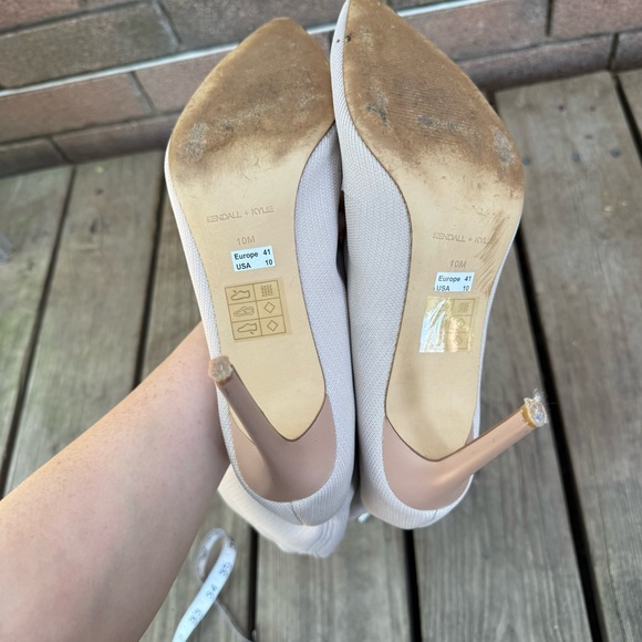 Kendall & Kylie Jett Bootie Platform Beige Lace Up Boots Size 10 - Picture 7 of 7